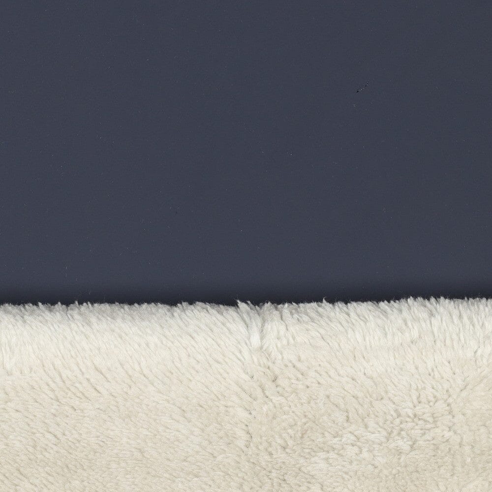 Outdoor Jackenstoff mit Fellabseite - navy Fabric poshpinks