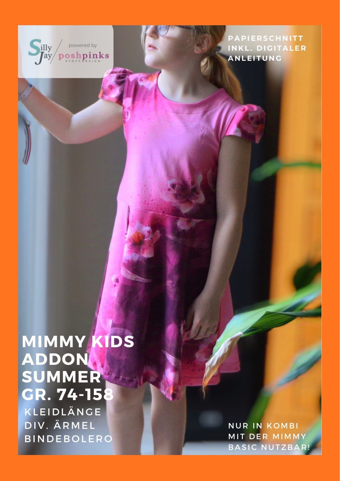 Papierschnittmuster - Mimmy Kids Summer Add-on 74-158 Schnittmuster poshpinks
