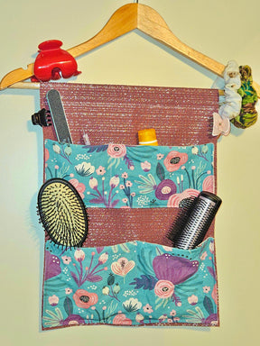 Pre - Order Tender recycling Canvas " Primavera " Blumen auf grün Fabric poshpinks