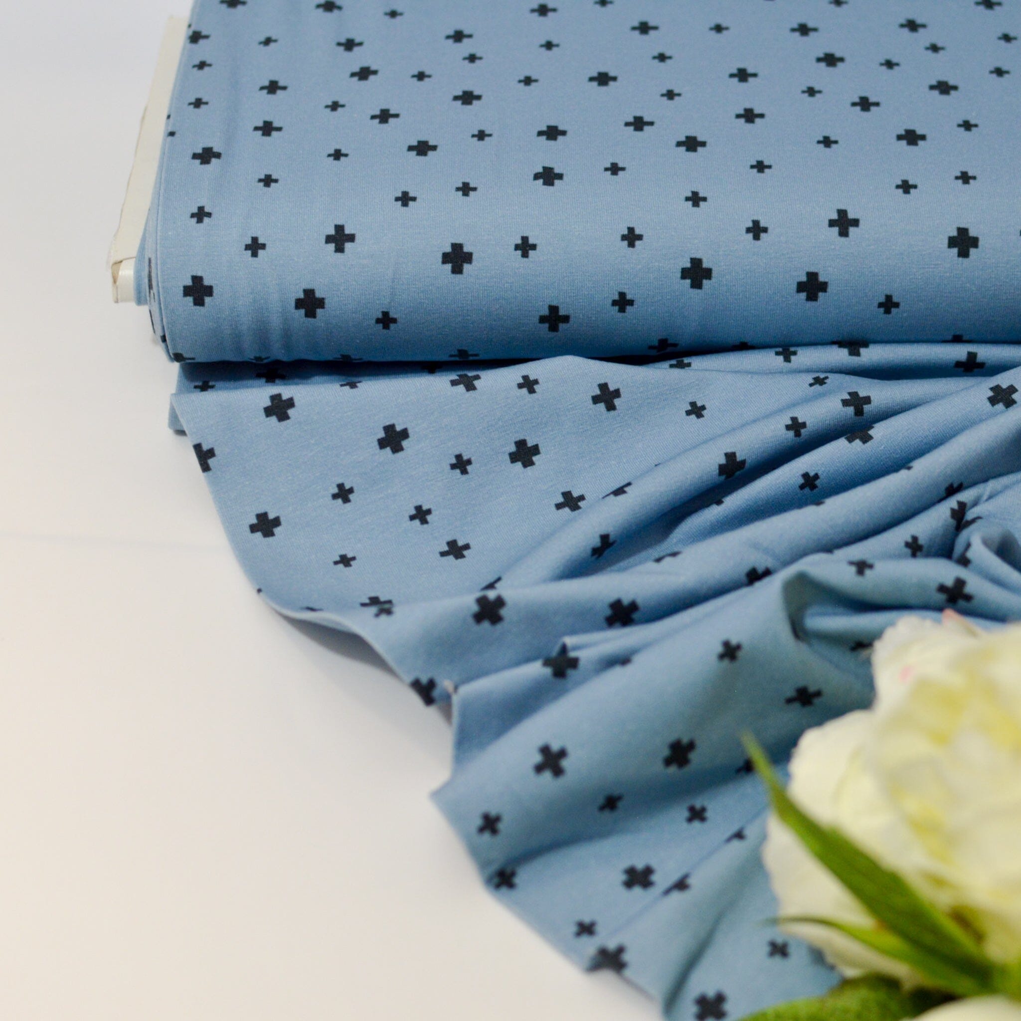 Baumwolljersey - rot Fabric poshpinks