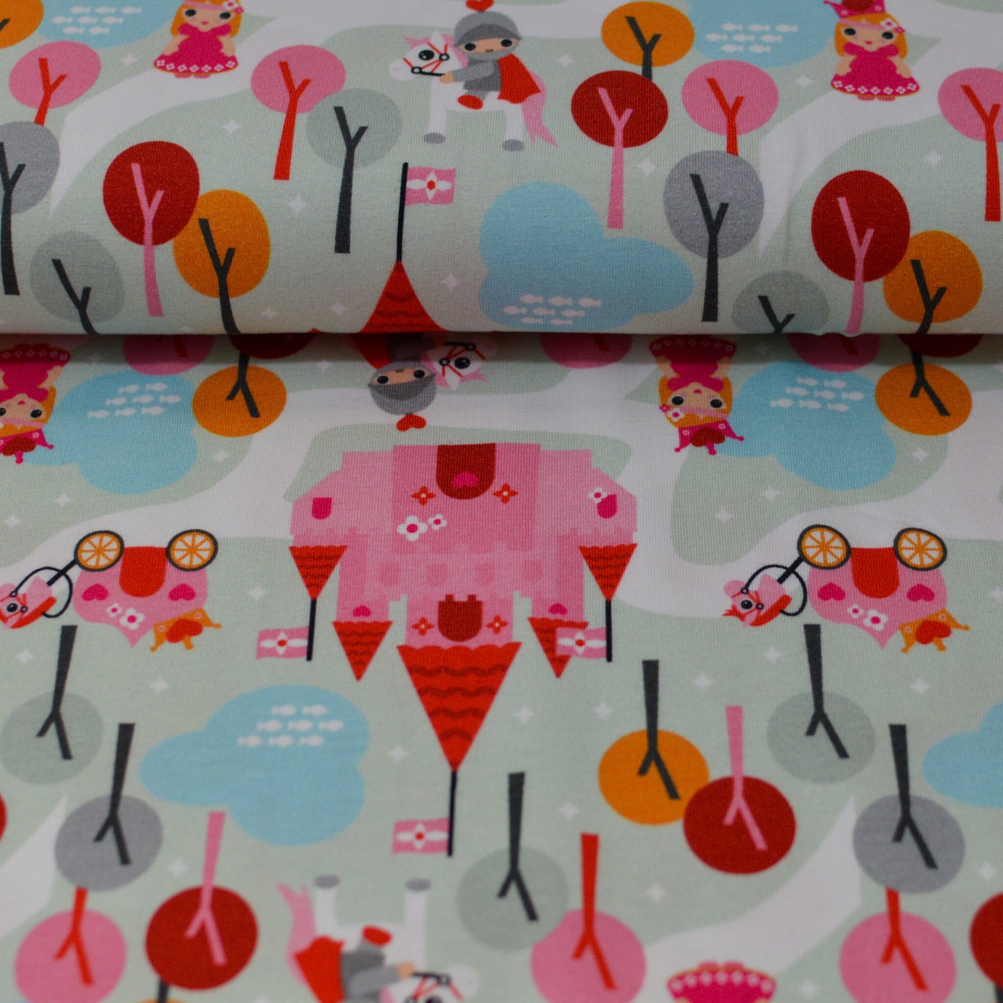 Baumwolljersey - rot Fabric poshpinks