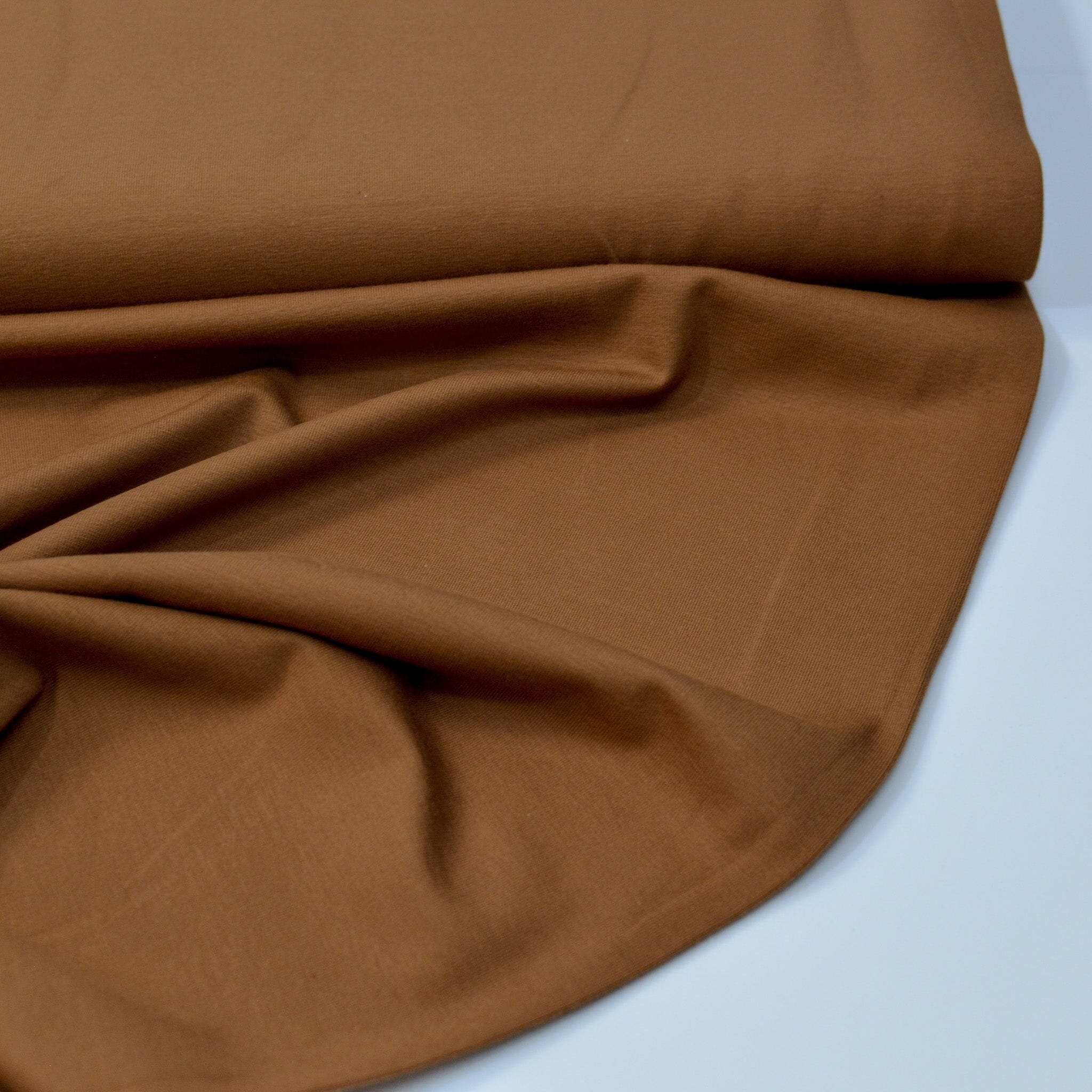 Baumwolljersey - zimtbraun Fabric poshpinks