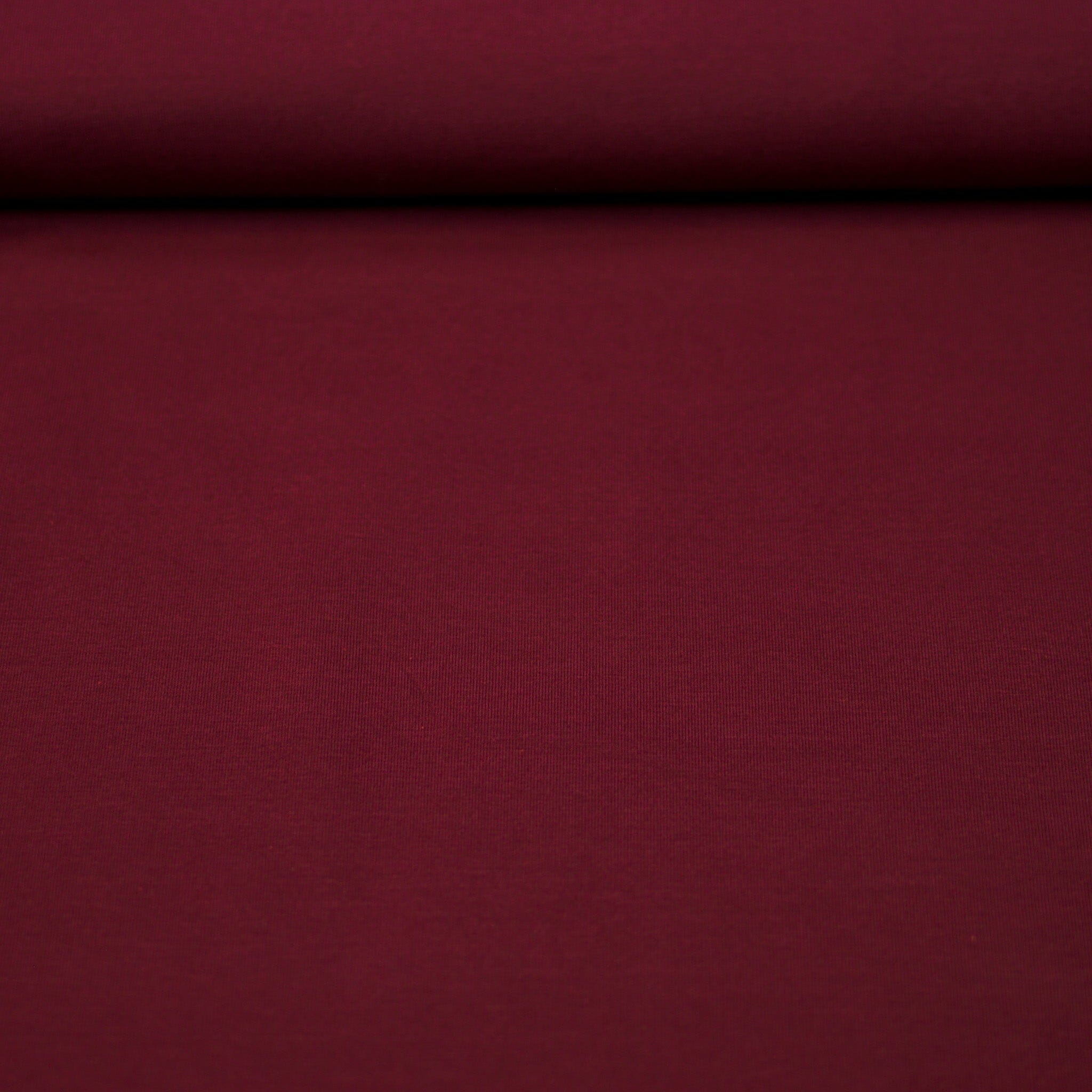 Baumwolljersey - bordeauxrot dunkel Fabric poshpinks