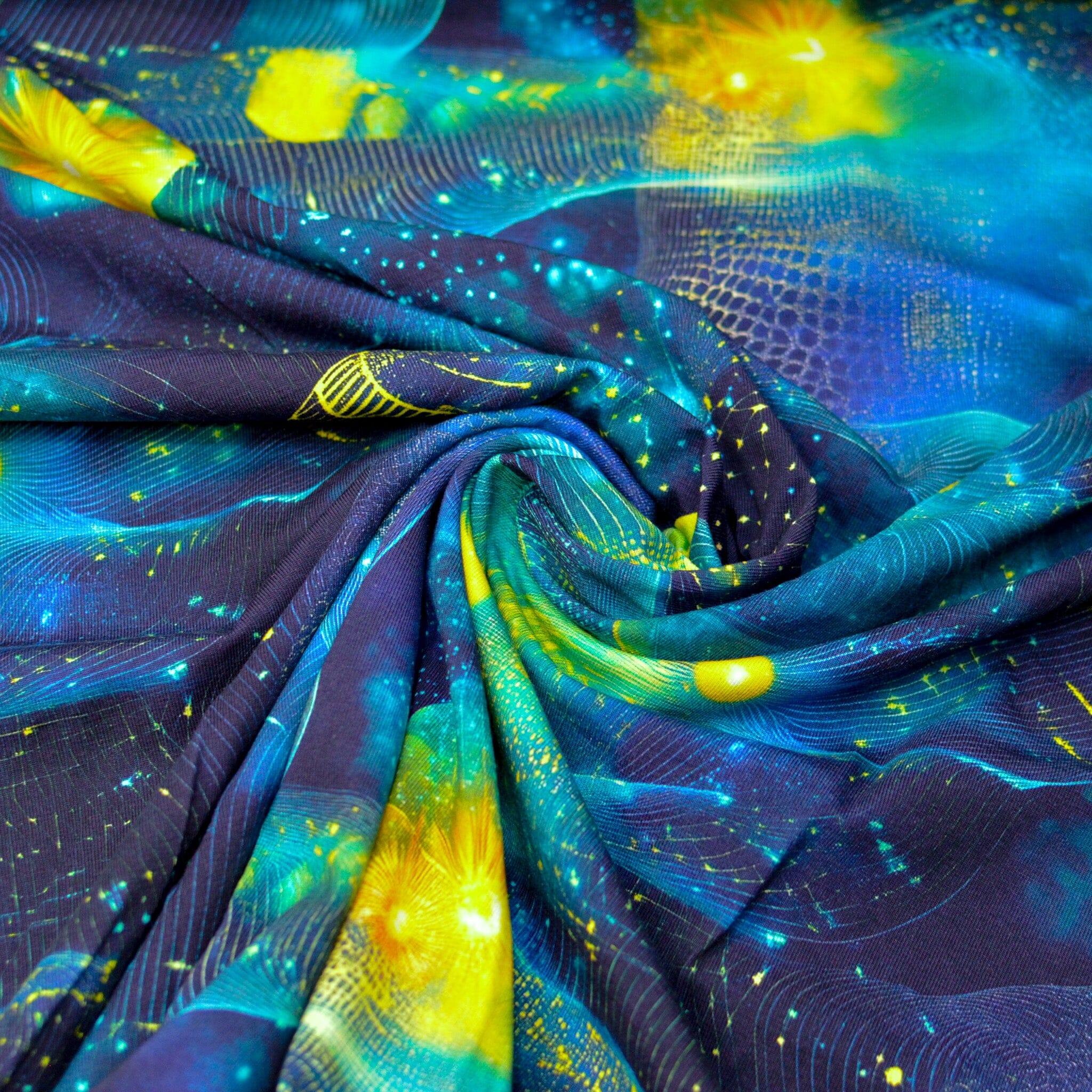 Stoffhändler mit Herz Eigenproduktion 18 - Starlight Currents by Tante Ema Fabric poshpinks