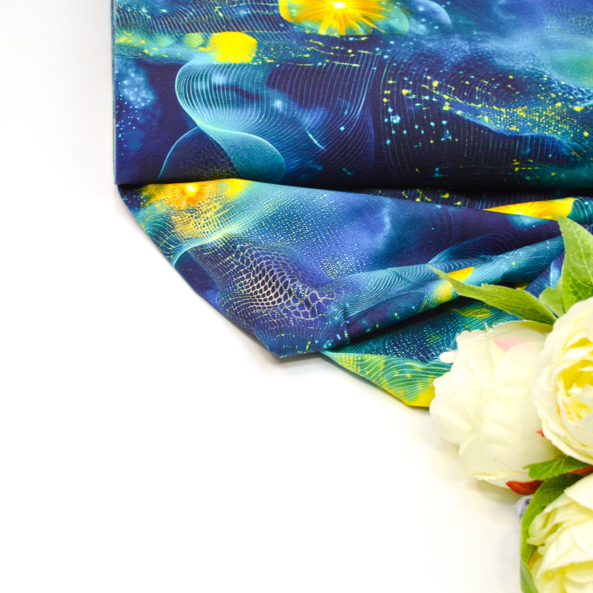 Stoffhändler mit Herz Eigenproduktion 18 - Starlight Currents by Tante Ema Fabric poshpinks