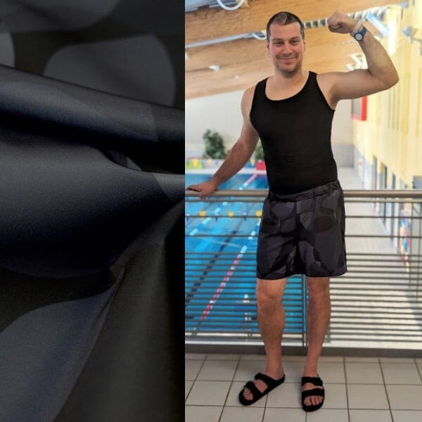 Swimmy - Bade-/Sportwebware Aurora stones dark grey Fabric poshpinks