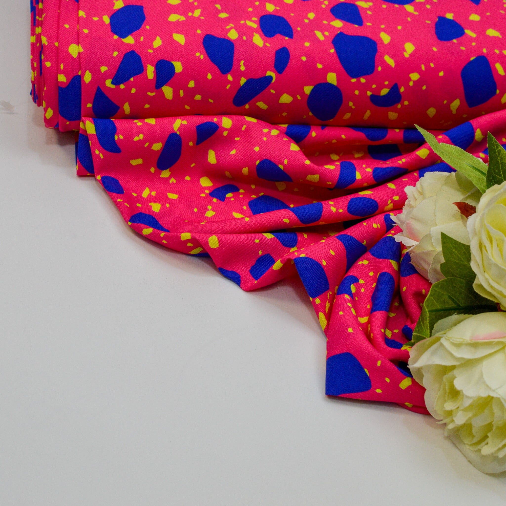 Viskosetwill - Ragazzi - Fragoli di Royale Fabric poshpinks