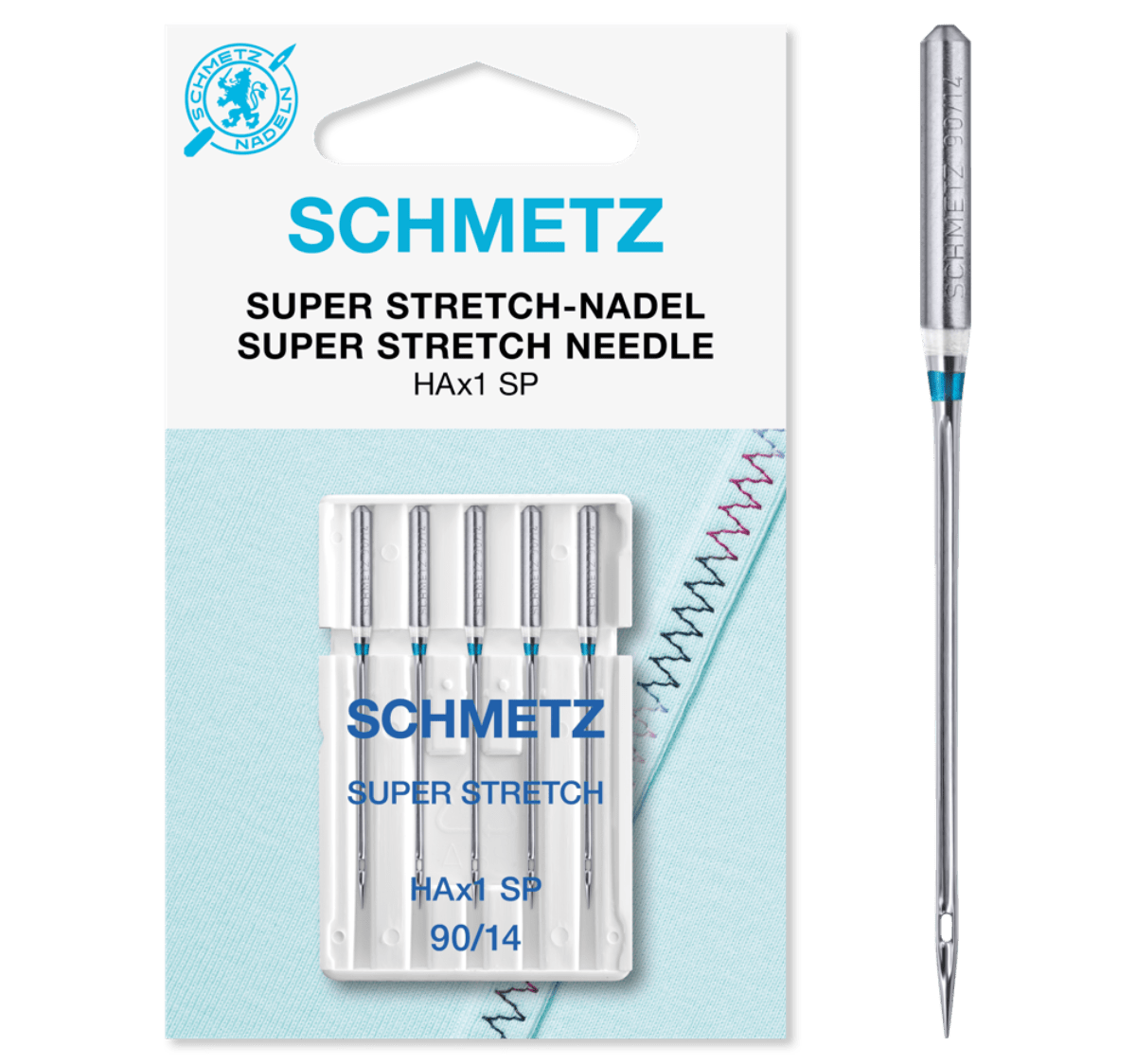 Schmetz Black Super Stetch Nadeln 75 HAX1 SP SU Nadel poshpinks