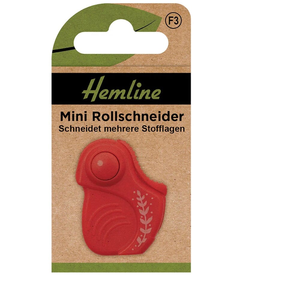 Mini Rollschneider rot Stück poshpinks