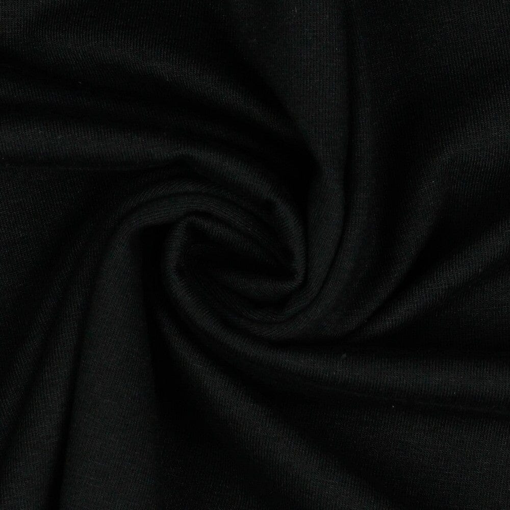 Sweatstoff - Schwarz Fabric poshpinks