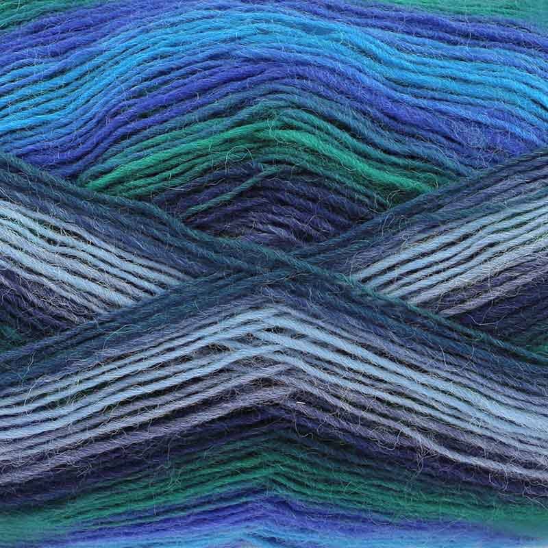 King Cole Rebel 4Ply – Sockenwolle mit Farbverlauf 100 g / 400 m Wolle poshpinks