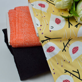Baumwoll Popeline - micro scratchy stripes - coralle Fabric poshpinks