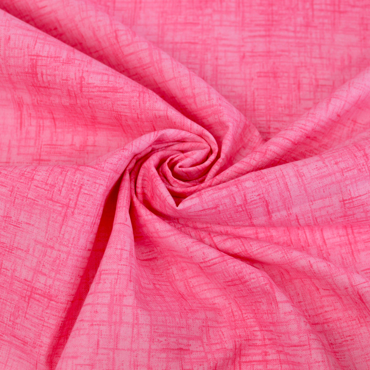 Baumwoll Cretonne - Webware mit Muster in Leinenoptik - pink Fabric poshpinks
