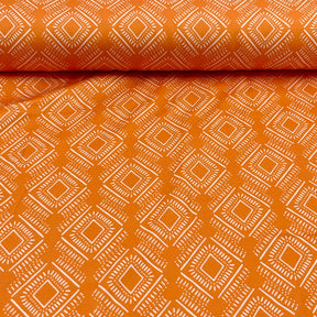 Tencelsatin - Rhonda Ikat Marigold Fabric poshpinks