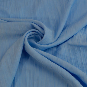 Viskose - gecrashed Glamlook Babyblau Fabric poshpinks