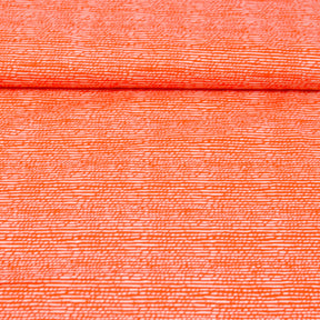 Baumwoll Popeline - micro scratchy stripes - coralle Fabric poshpinks