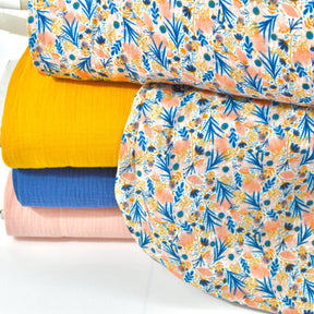 Musselin Ultra Soft - Azul rosa Fabric poshpinks