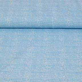 Baumwoll Popeline - micro scratchy stripes - türkis Fabric poshpinks