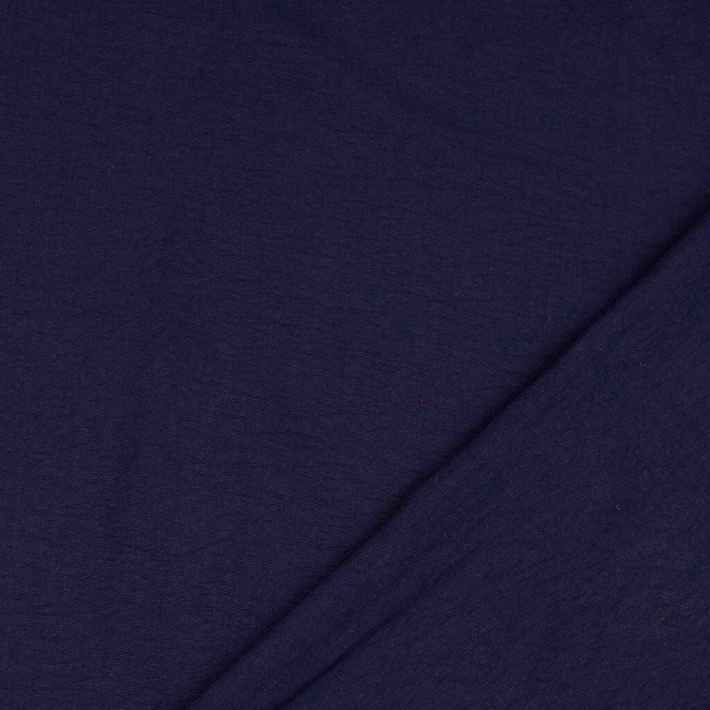 Classy knitterarme Webware Velvet Touch - dunkelblau Fabric poshpinks