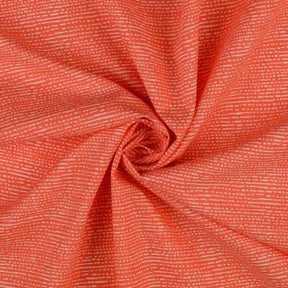 Baumwoll Popeline - micro scratchy stripes - coralle Fabric poshpinks