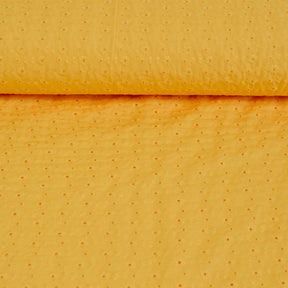 Viskose - mit Lochstickerei Sonnengelb Fabric poshpinks