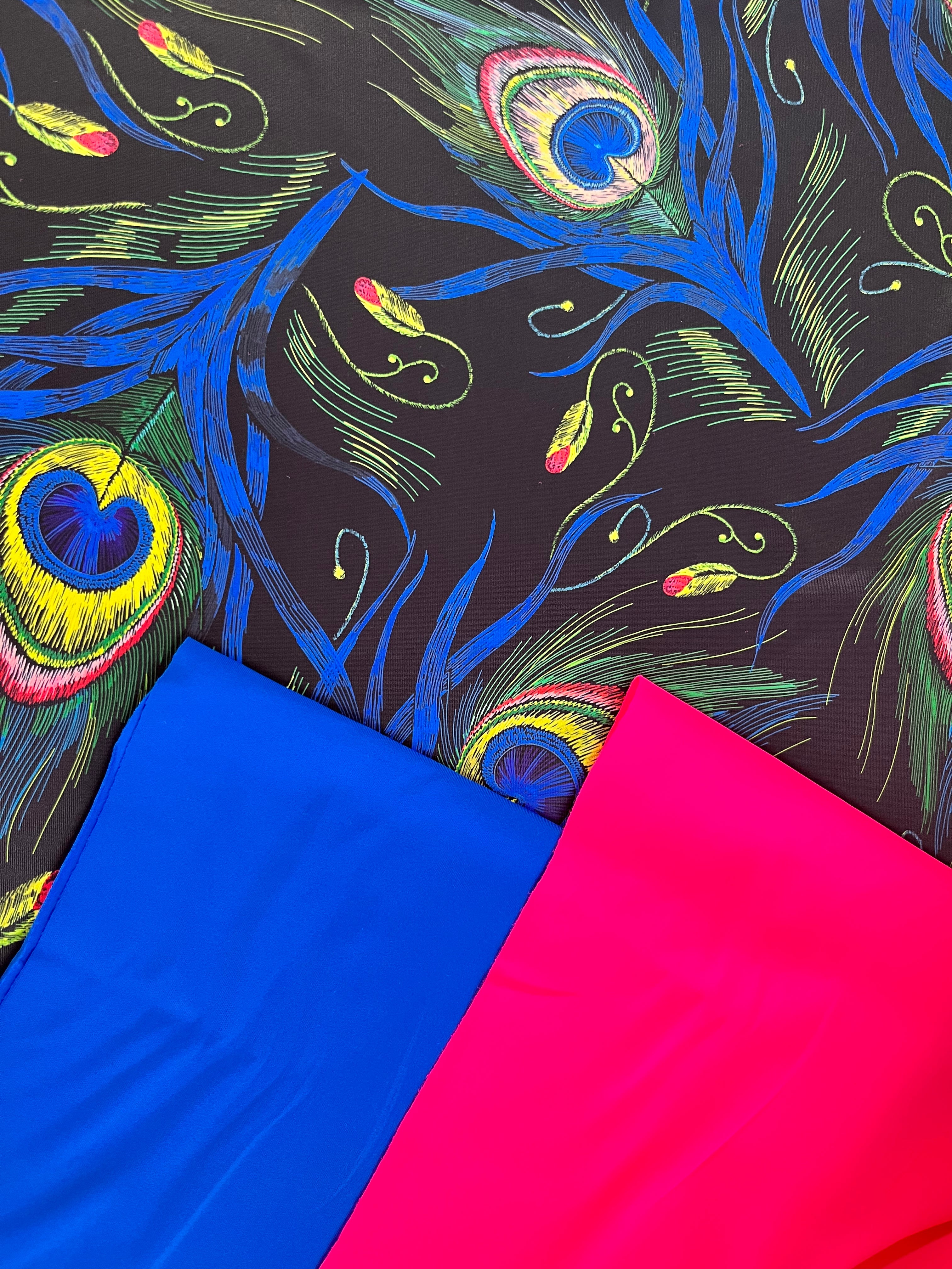 Lycra royalblau Fabric poshpinks