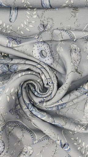 Spirit Icy Christmas by leni lupin - Exklusivdesign auf Sweat silbergrau blau LP