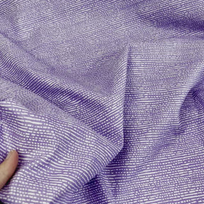 Baumwoll Popeline - micro scratchy stripes - coralle