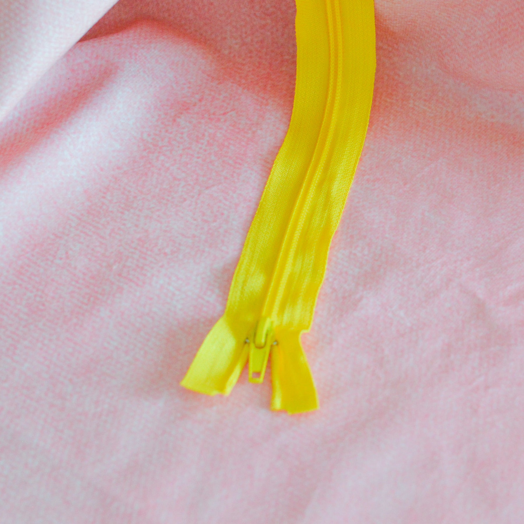 Jacken Reißverschluss 70 cm Zitronen gelb Stück poshpinks