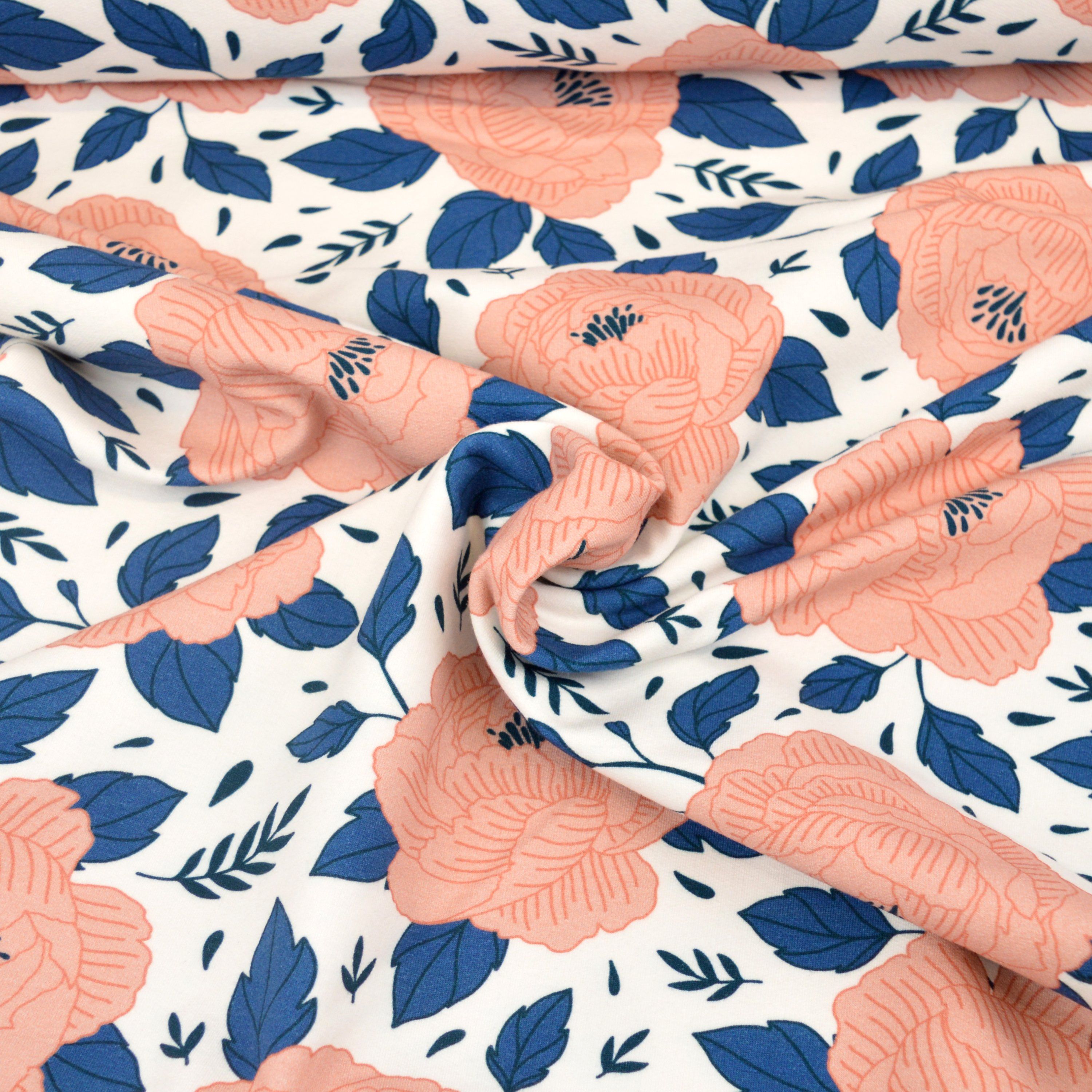 French Terry - Aurora - Blumen - poshpinks
