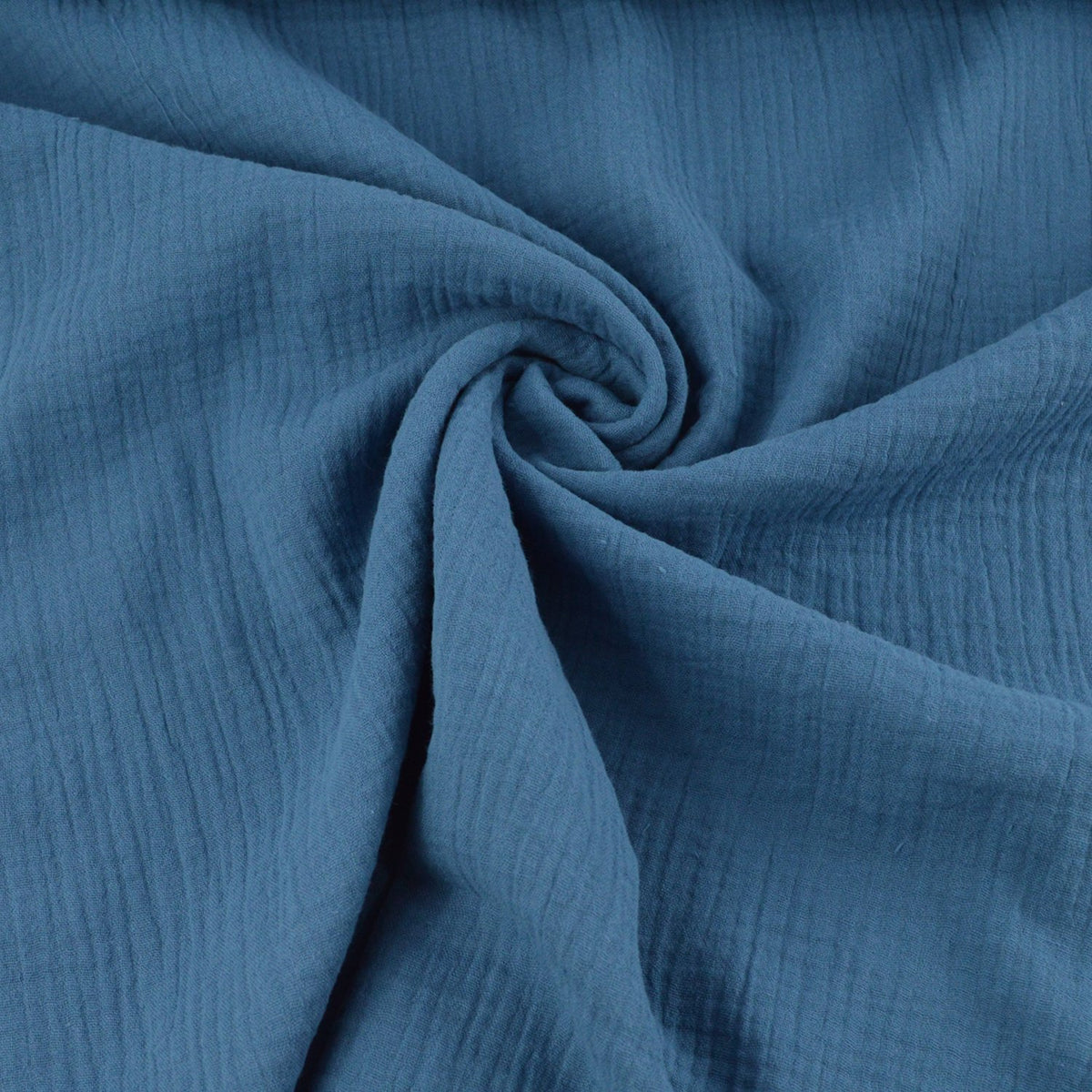 Musselin - Stahlblau - poshpinks