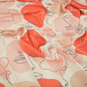 Viskose-Crêpe - Layla - Orange - poshpinks