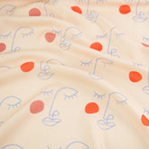 Viskose - little Layla - Creme special Edition Fabric poshpinks
