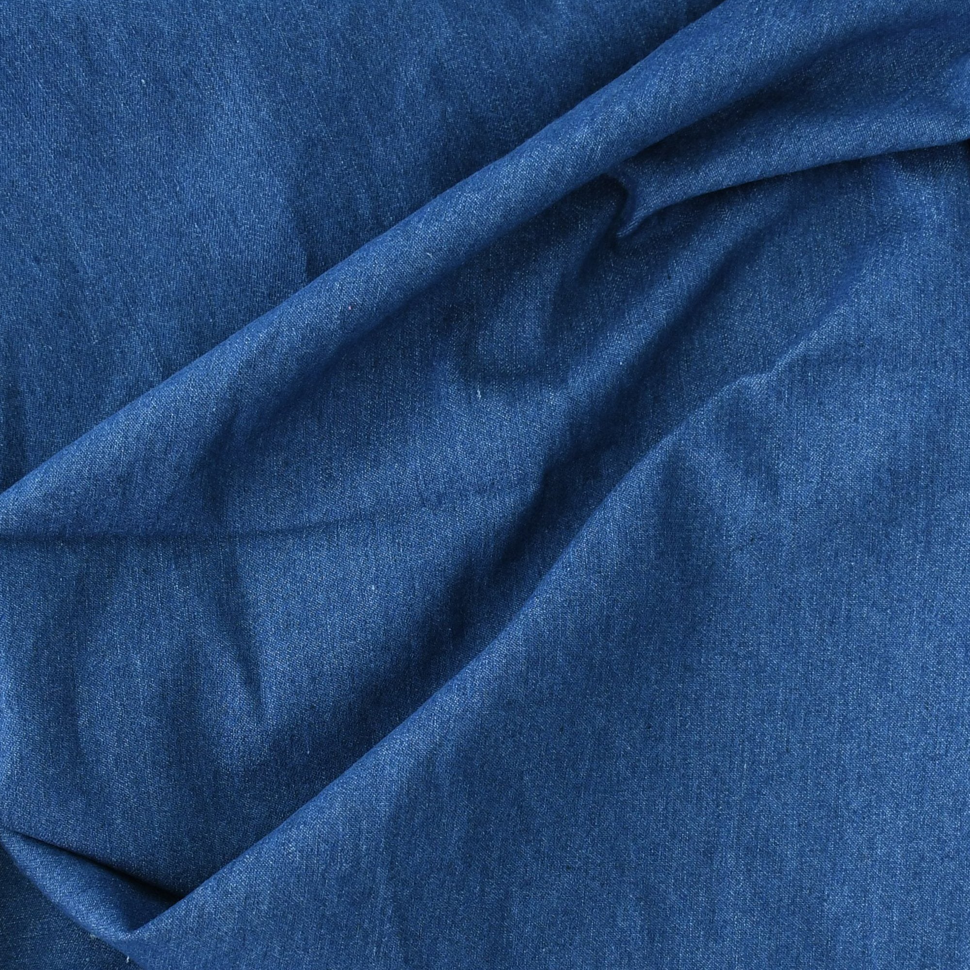 Jeansstoff Stretch gewaschen - Denimblau - poshpinks