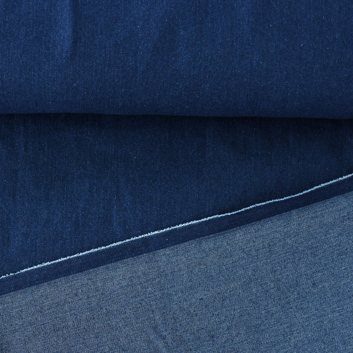 Jeansstoff Stretch gewaschen - Denimblau Dunkel - poshpinks