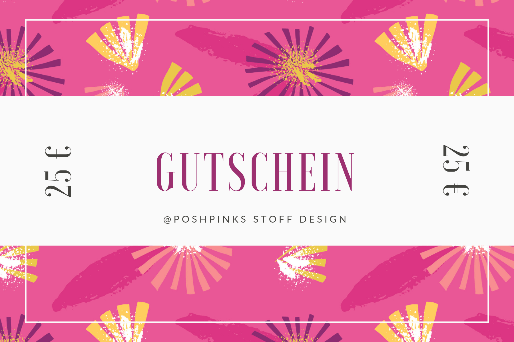 Geschenkgutschein Gift Cards poshpinks