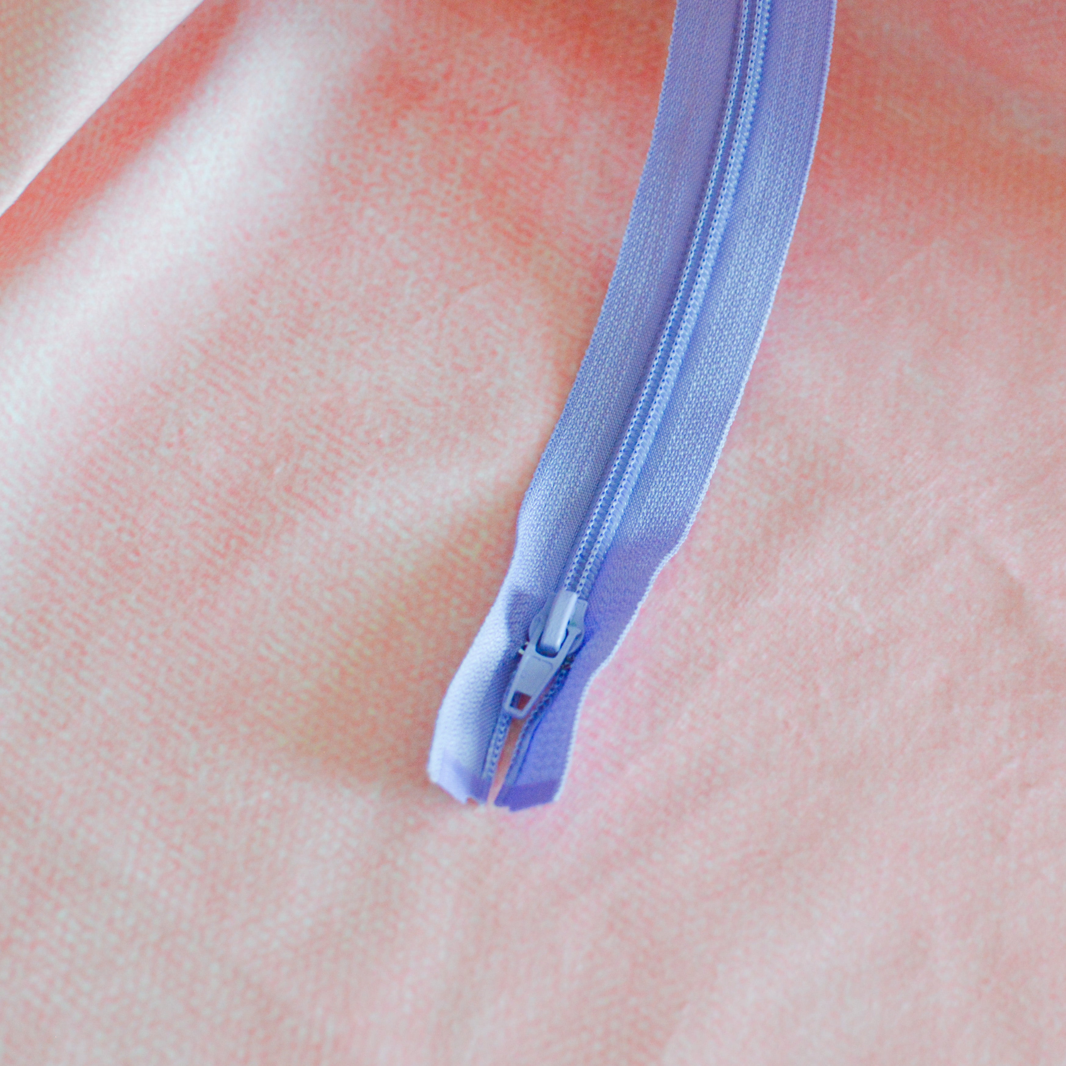 Jacken Reißverschluss 70 cm lila Lavendel Stück poshpinks