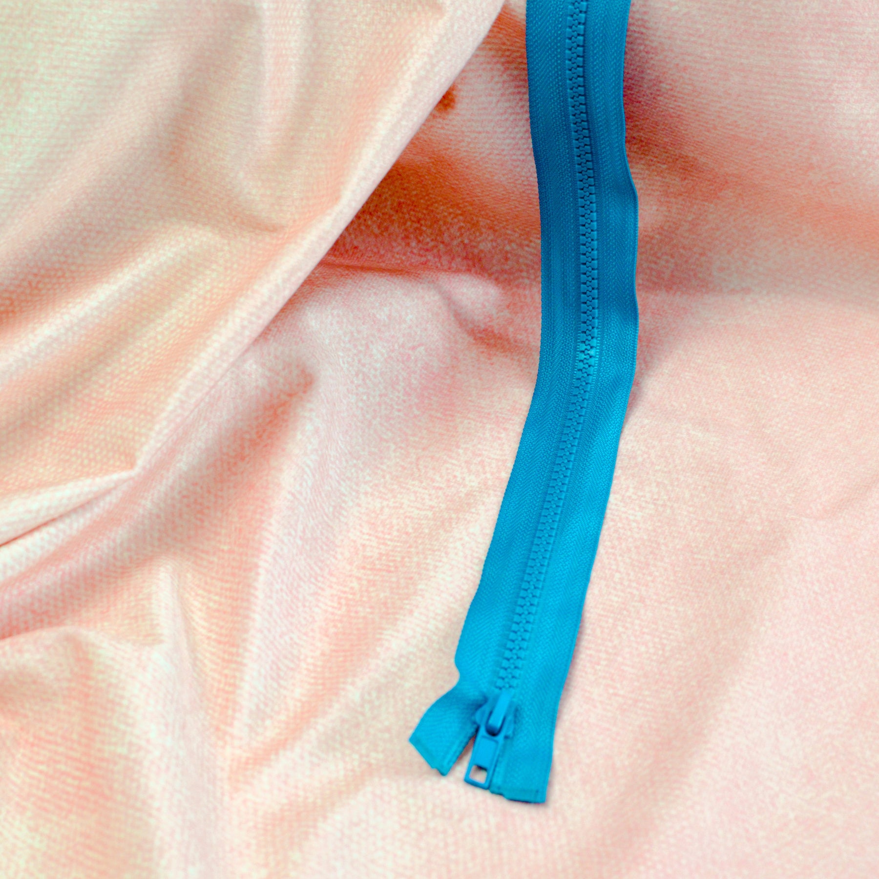 Jacken Reißverschluss 70 cm Türkis blau Stück poshpinks