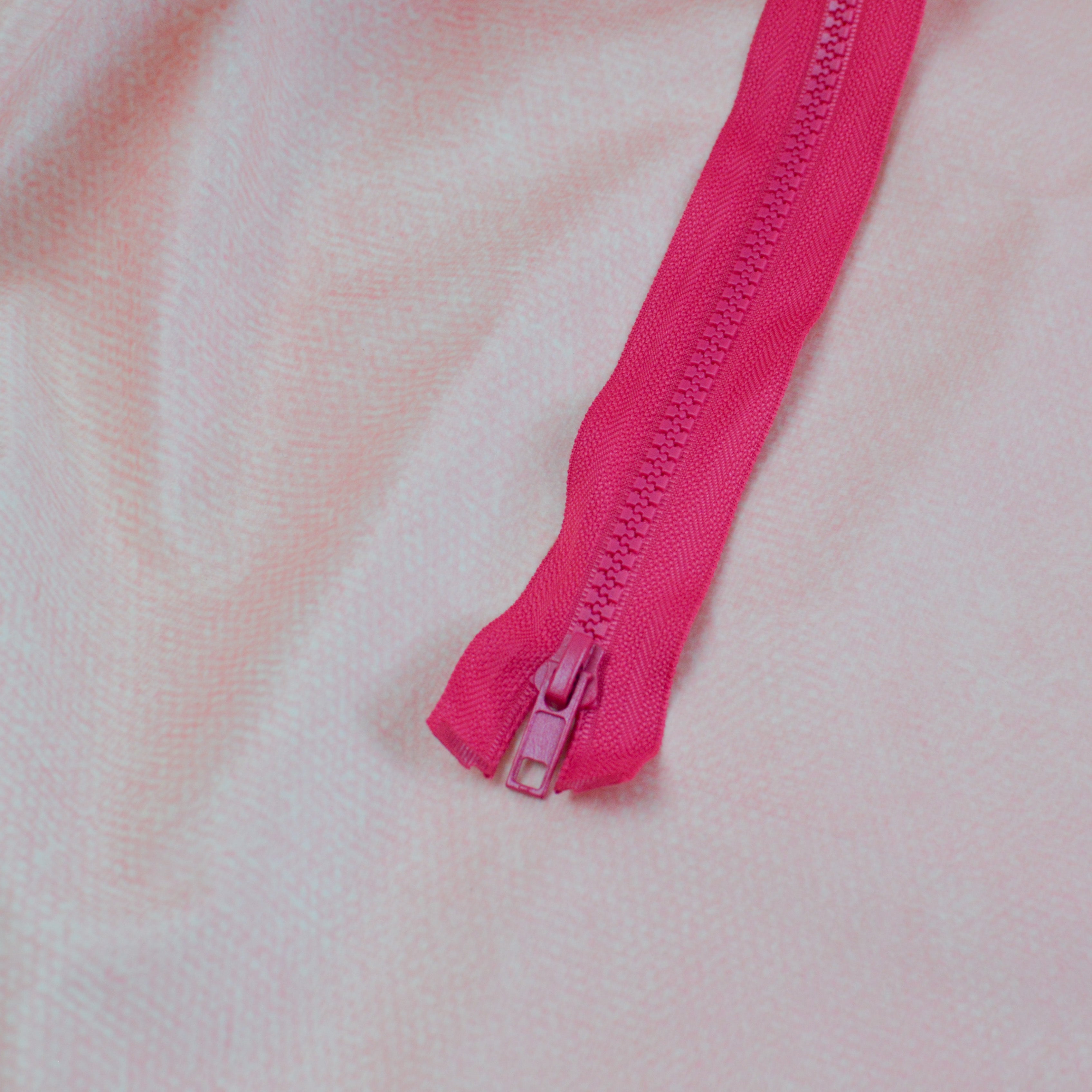 Jacken Reißverschluss 65 cm himbeer pink Stück poshpinks