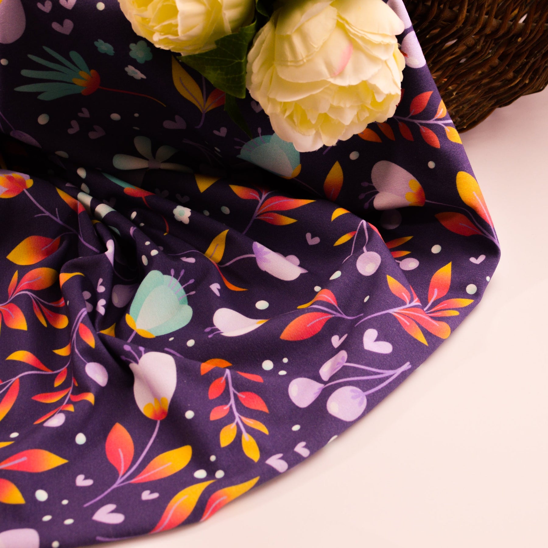 Baumwolljersey Dopamine Fire Fabric poshpinks