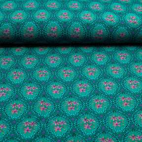 Viskose - Lilly - Jade by leni lupin Fabric poshpinks