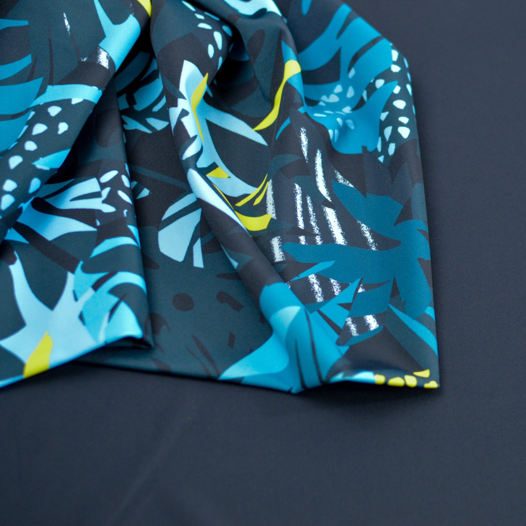 Lycra dunkelblau Fabric poshpinks