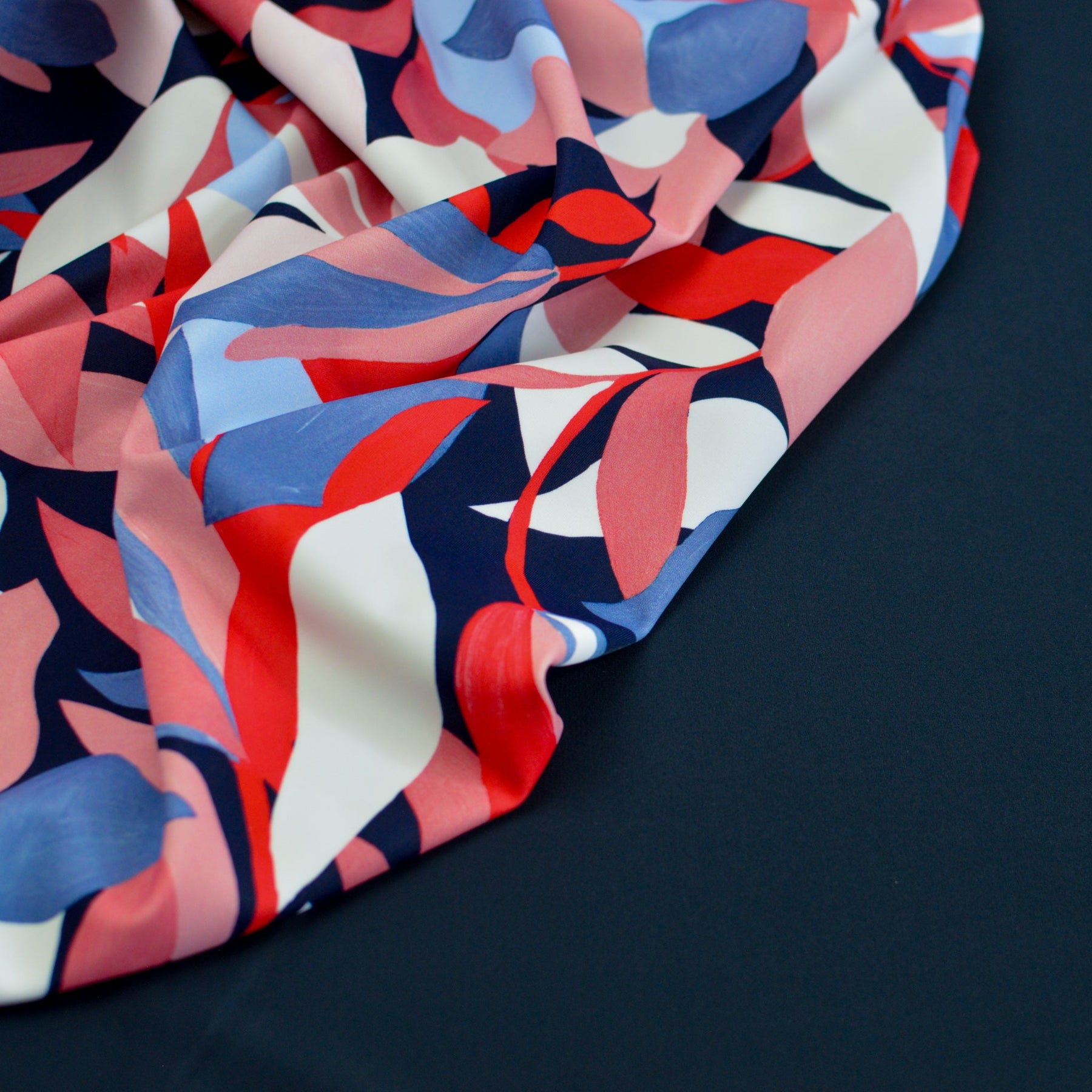 Lycra dunkelblau Fabric poshpinks