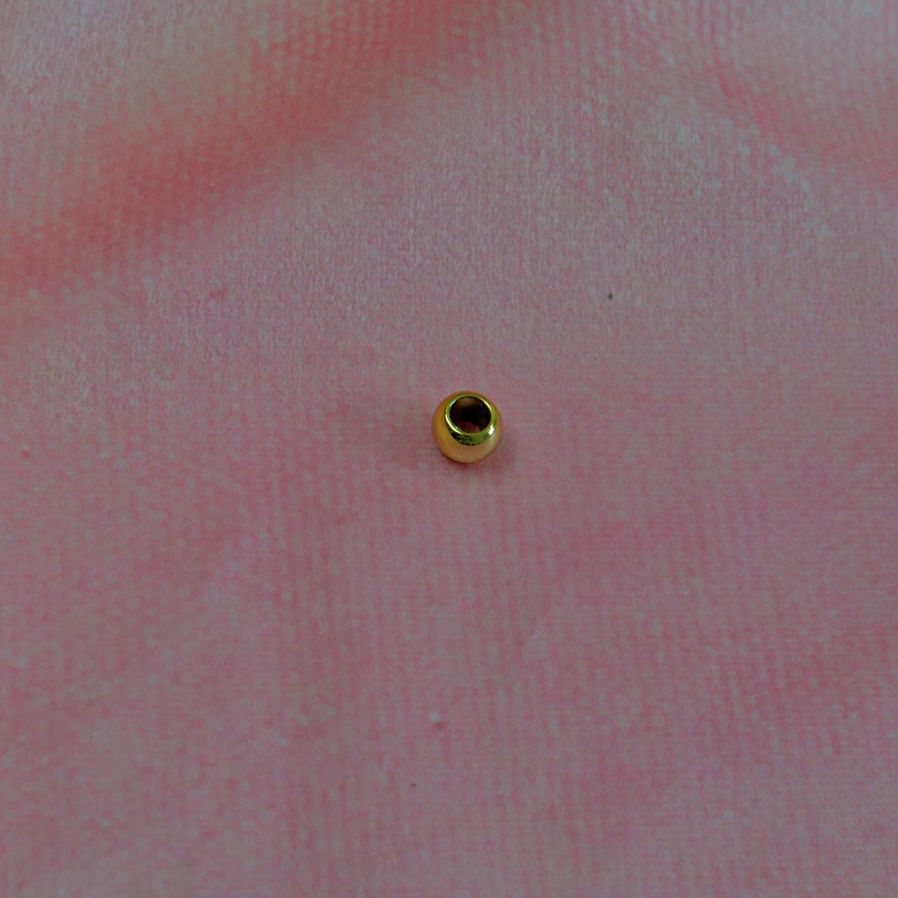 Großlochperlen 8x10 mm metallic Gold Pearls poshpinks