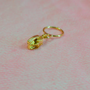 Zipper/Schieber für Endlosreißverschluss Ring Gold Stück poshpinks