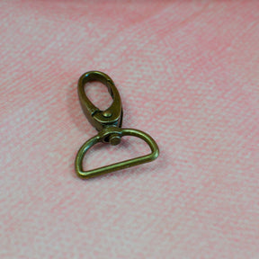Karabinerhaken 25 mm altmessing Stück poshpinks