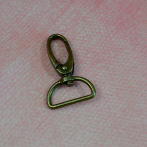 Karabinerhaken 25 mm altmessing Stück poshpinks