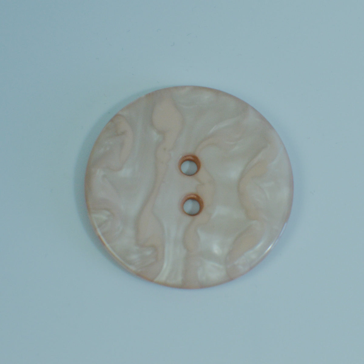 Kunststoffknopf Perlmuttoptik - 38mm - Puderrosa Knopf poshpinks