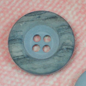 Kunststoffknopf Marmoroptik - 34mm - Pietra gris Knopf poshpinks
