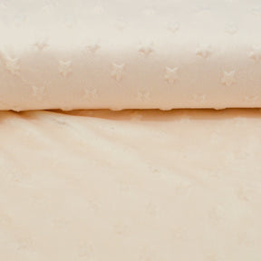 Minky Fleece mit Sterne creme Fabric poshpinks